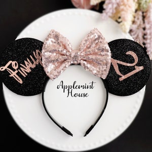 Birthday ears, Birthday Mickey Ears, Finally 21 Birthday ears, Minnie ears, Personalized ears, Mickey ears, Custom Mouse ears headband