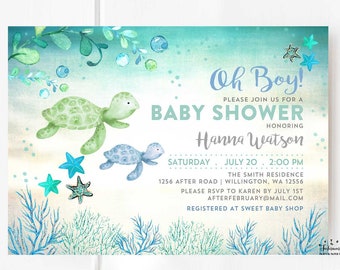 Under The Sea Baby Shower Etsy