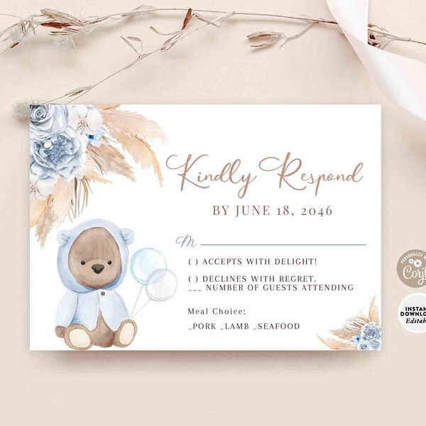 Rsvp Cards Baby Shower Etsy