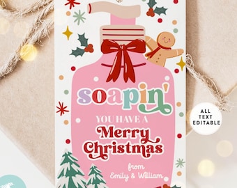 Soapin Soaping You A Merry Christmas Tags: afdrukbare sjabloon handzeep leraar tag 386 (8)
