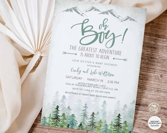 Mountain Baby Shower | Etsy