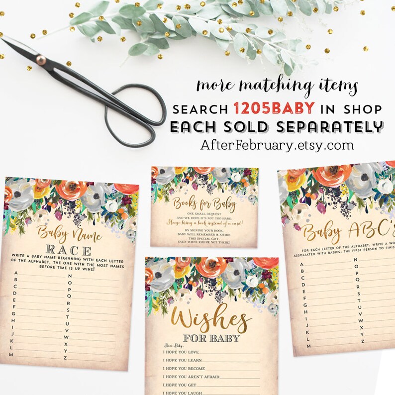 Baby Name Suggestion Cards 4x3 6 Per Page Printable Etsy