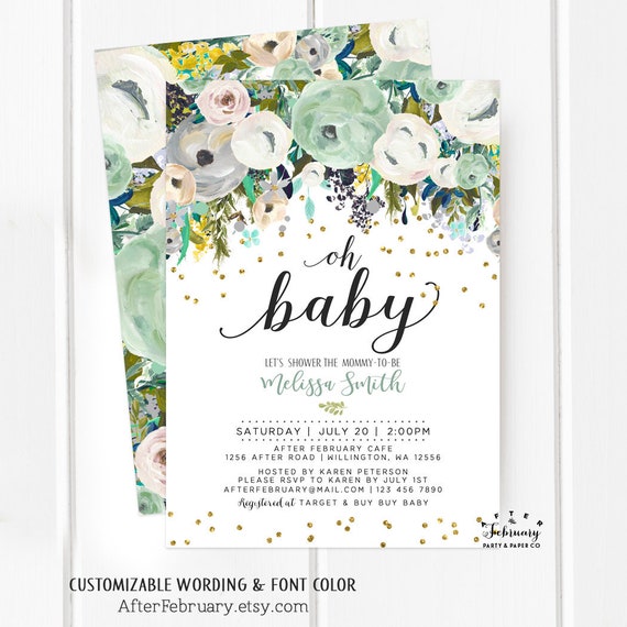 gender neutral shower invitations