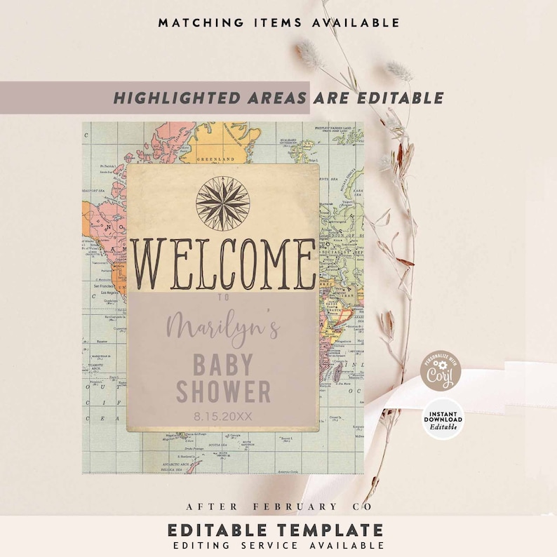 Free Baby Shower Signs Printable