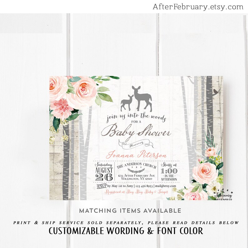 Lady Woodland Kid Shower Invitation Purple Floral Forest Deer Kid Shower Invite Youngster Female Invitation Printable OR Revealed No.1585Little one photo about Etsy Baby Shower Invitations Printable titled Lady Woodland Youngster Shower Invitation Crimson Floral Forest Deer Little one Shower Invite Little one Female Invitation Printable OR Published No.1585Child