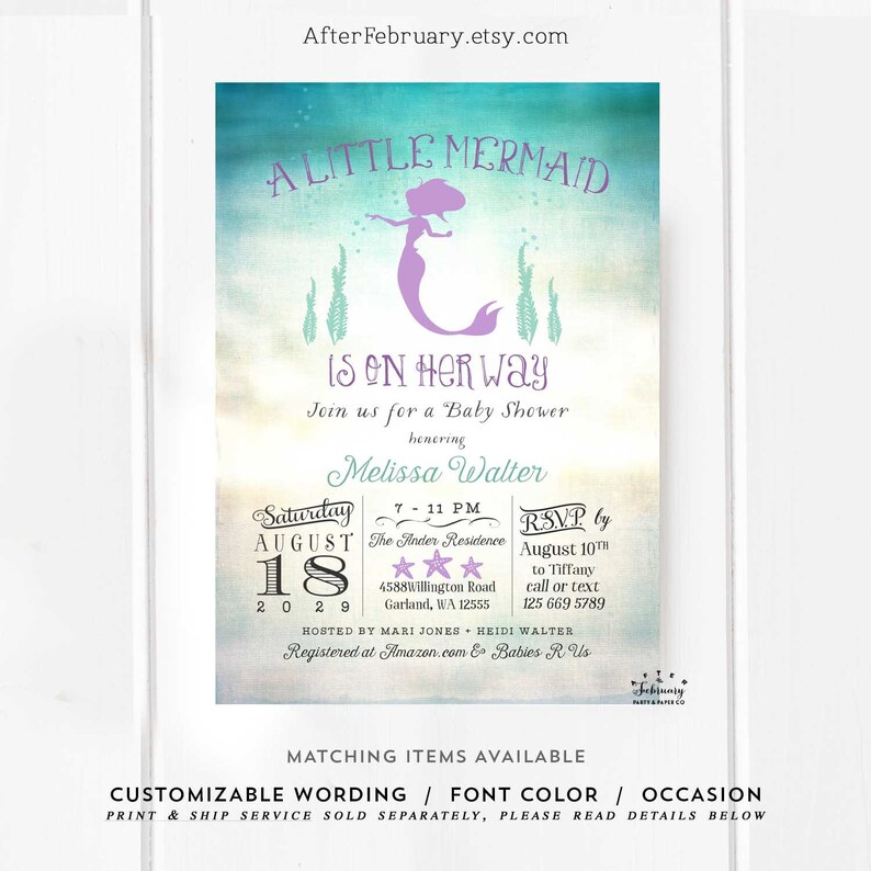 Mermaid Boy or girl Shower Invitation Lady Mint Aqua Lavender Pink Small Mermaid Shower Invitation Printable OR Revealed No.942 Little one photo relating to Etsy Baby Shower Invitations Printable known as Mermaid Little one Shower Invitation Female Mint Aqua Lavender Pink Minimal Mermaid Shower Invitation Printable OR Posted No.942 Little one