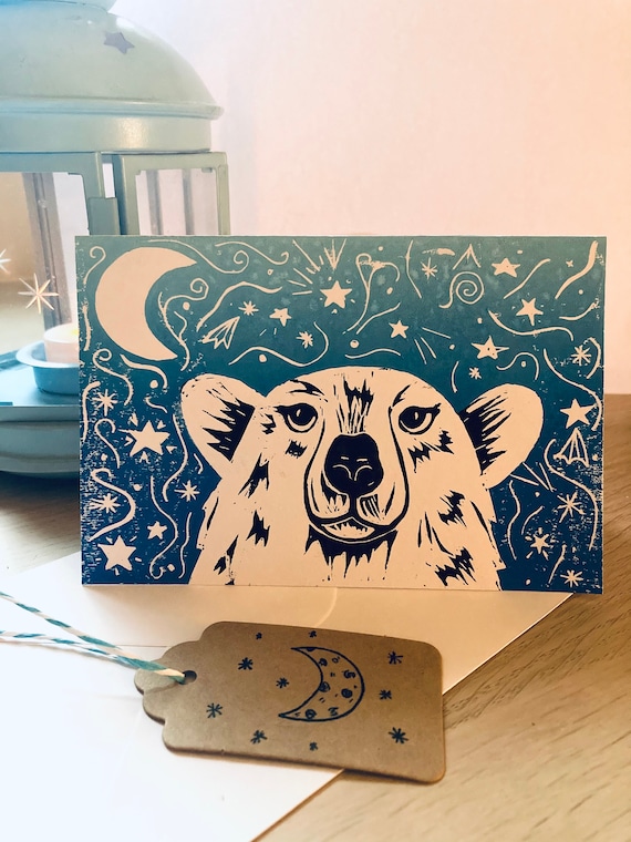 Carte De Voeux Avec Ours Polaire Et Oiseau Illustration De Vecteur - Illustration Du Réception