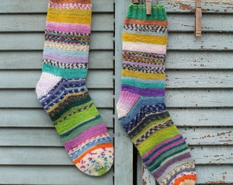 Scrappy Socks / Women’s Socks / Size 8, 9