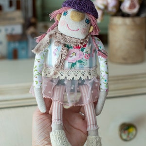 Flower Girl / Art Doll / Rag Doll image 7