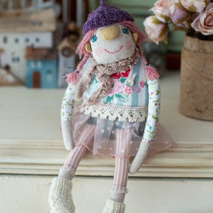 Flower Girl / Art Doll / Rag Doll image 2