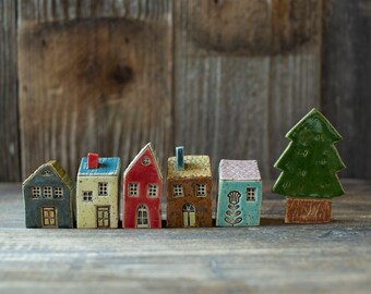 Tiny Houses / Ceramic Houses / Home Decor