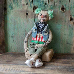 Keith Flint-pop / Vogelverschrikkerpop / Kunstpop