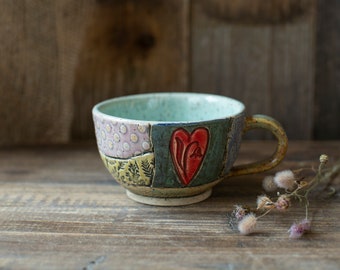 Ceramic Mug "Be Well" / Pottery Mug / Ceramic Cup