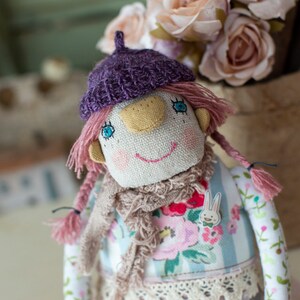 Flower Girl / Art Doll / Rag Doll image 3