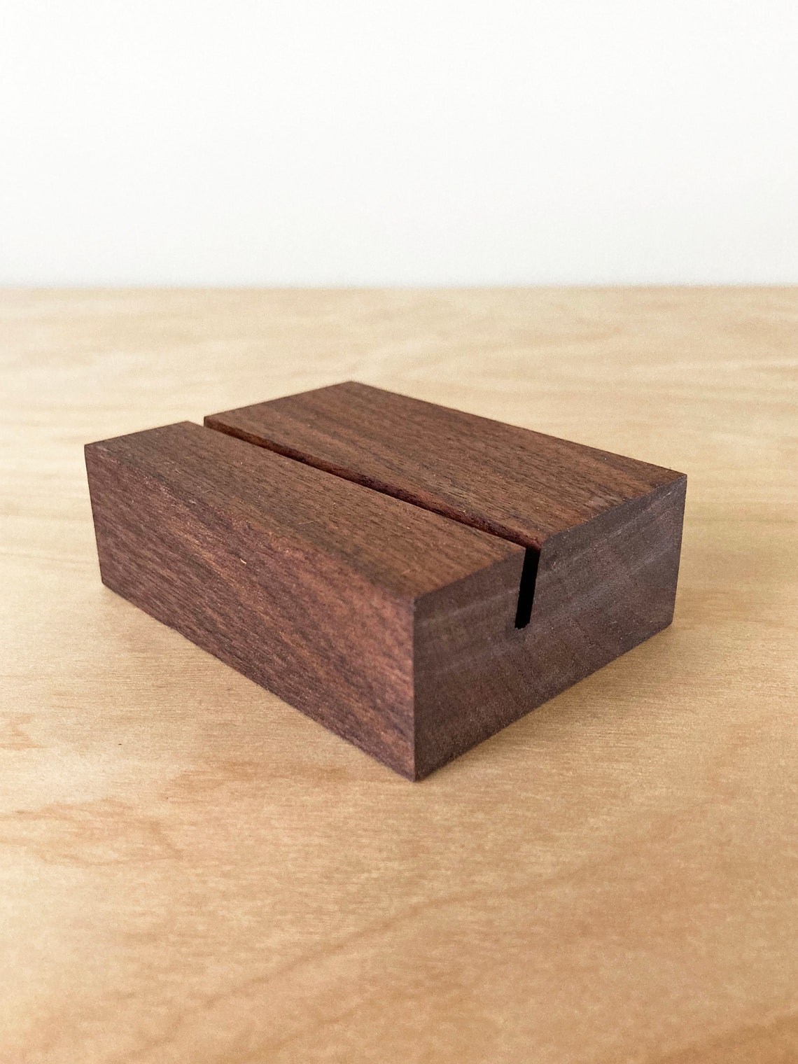 Wood Print Holder Walnut Wood Modern Instax Holder Small Etsy