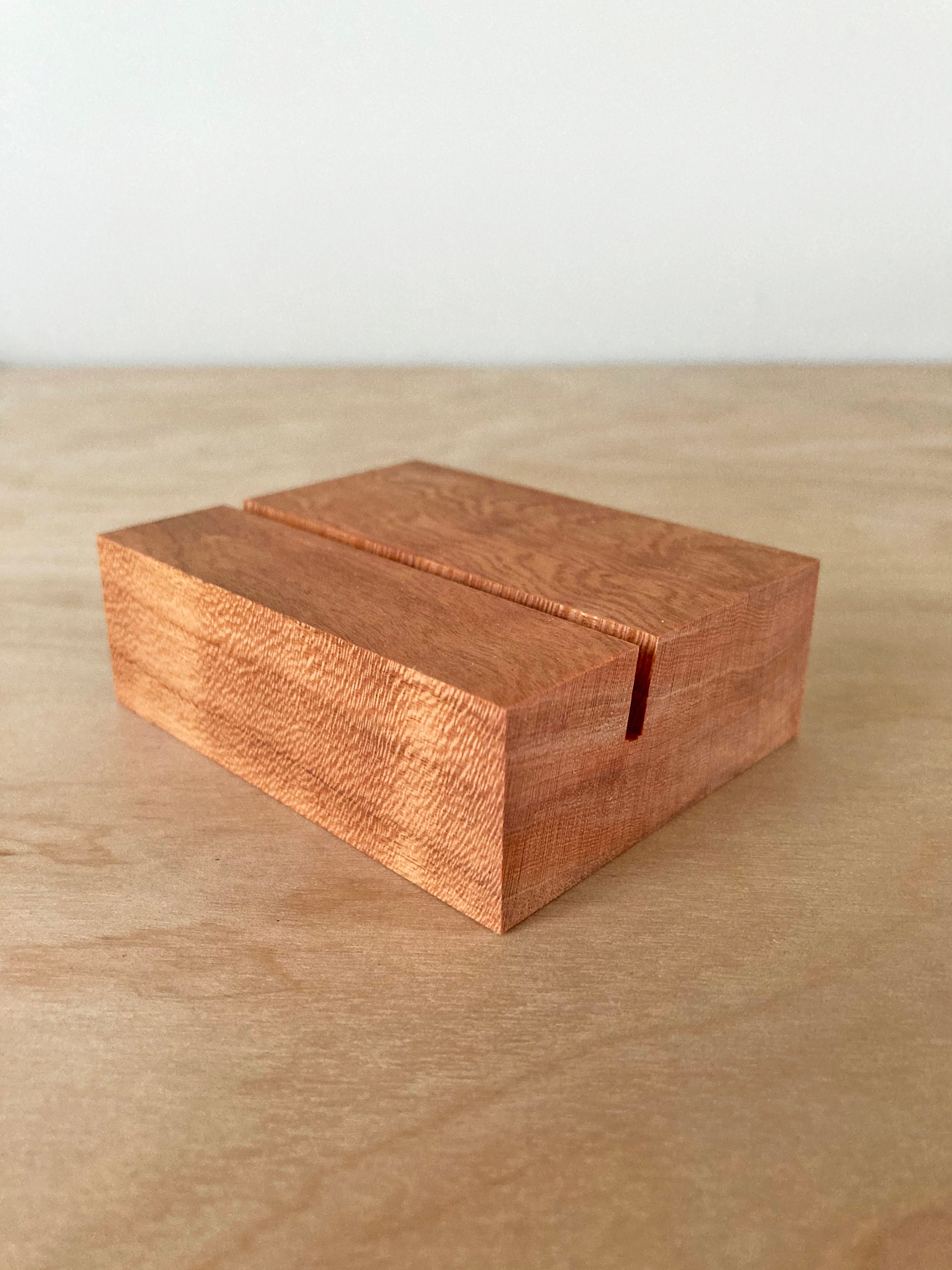 Wood Print Holder Cherry Wood Modern Instax Holder Small Etsy