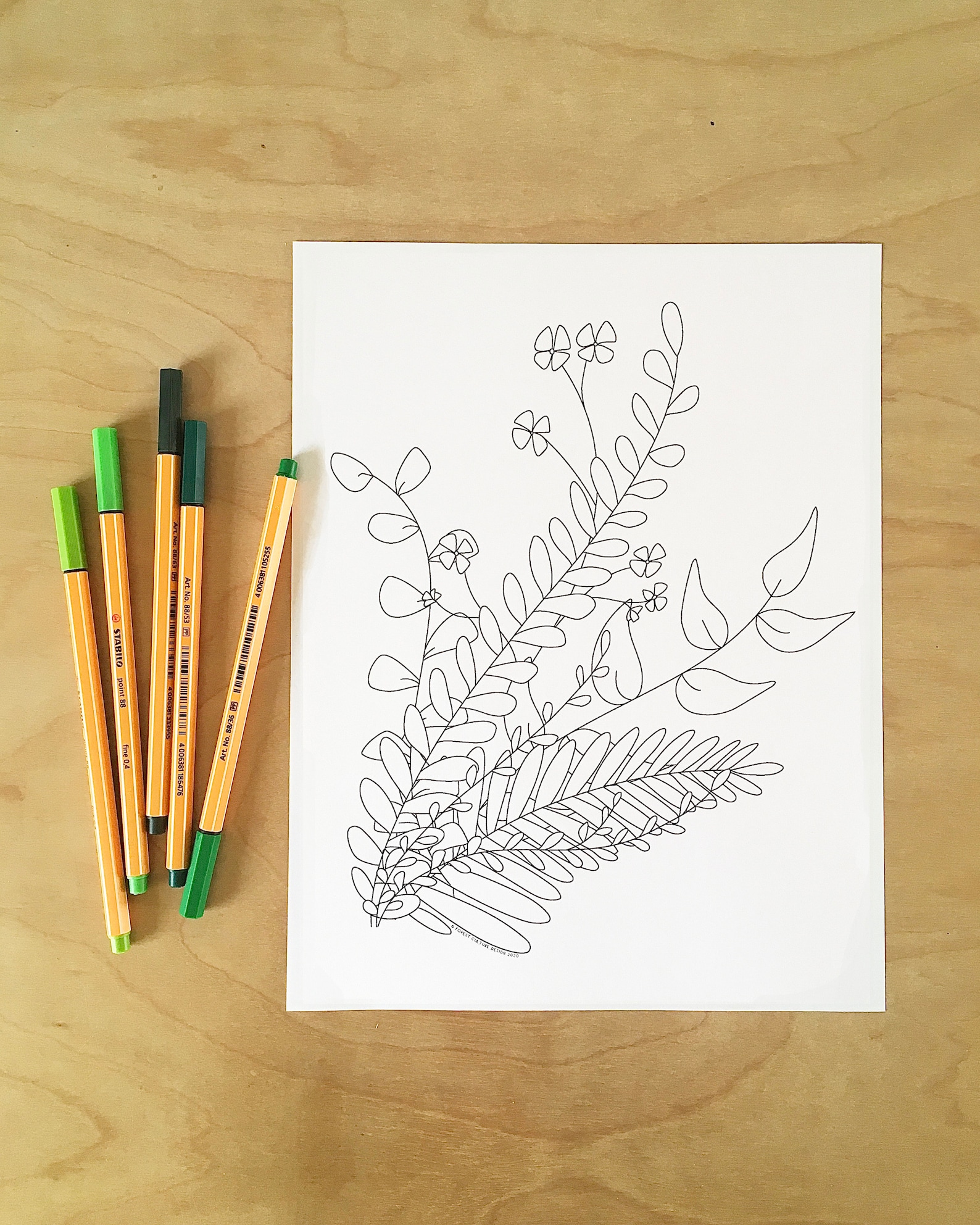 Coloring Page No. 3 - Etsy