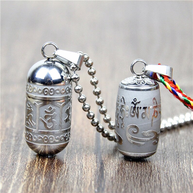 BY Buddhism Cremation Ashes Urn Memorial Pendant Stainless Steel Necklace Engarved om mani Padme hum Waterproof Jewelry BY Buddhism Cremation Ashes Urn Memorial Pendant Stainless Steel Necklace Engarved om mani Padme hum Waterproof Jewelry