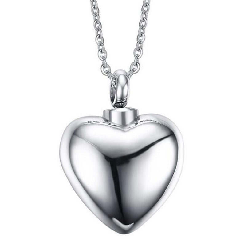 Love Coeur Pour Pet Cremation Bijoux Memorial Souvenir Cendres Urne Support Collier