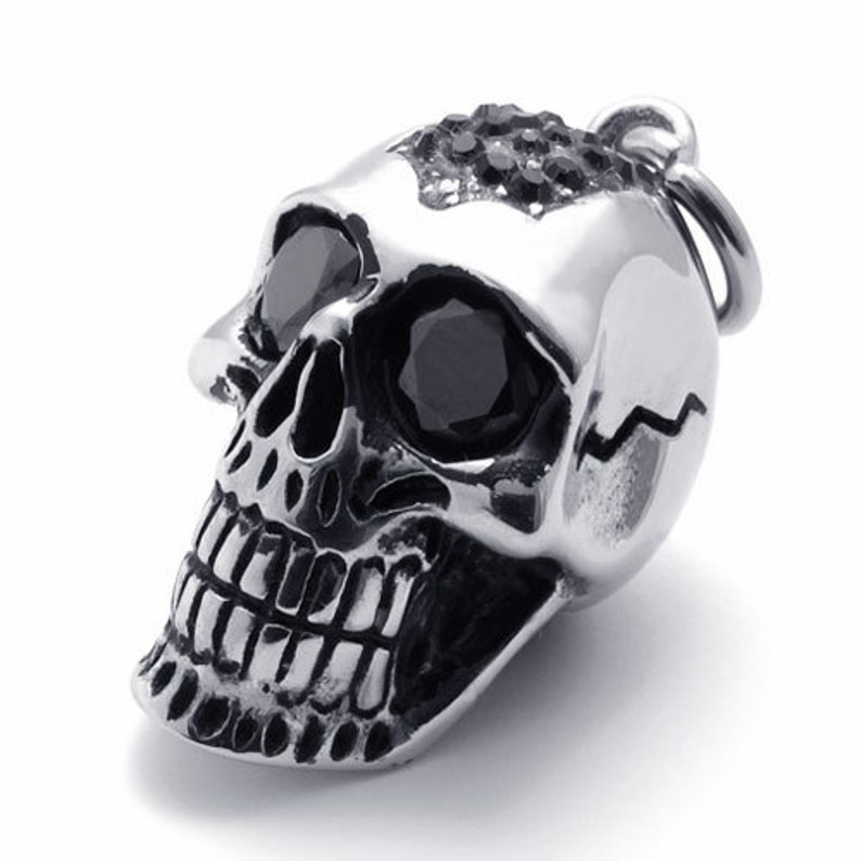 Nueva Pulsera De Cráneos Gótico Biker Cráneo De Cadena Steampunk para De hombre Joyas para hombre