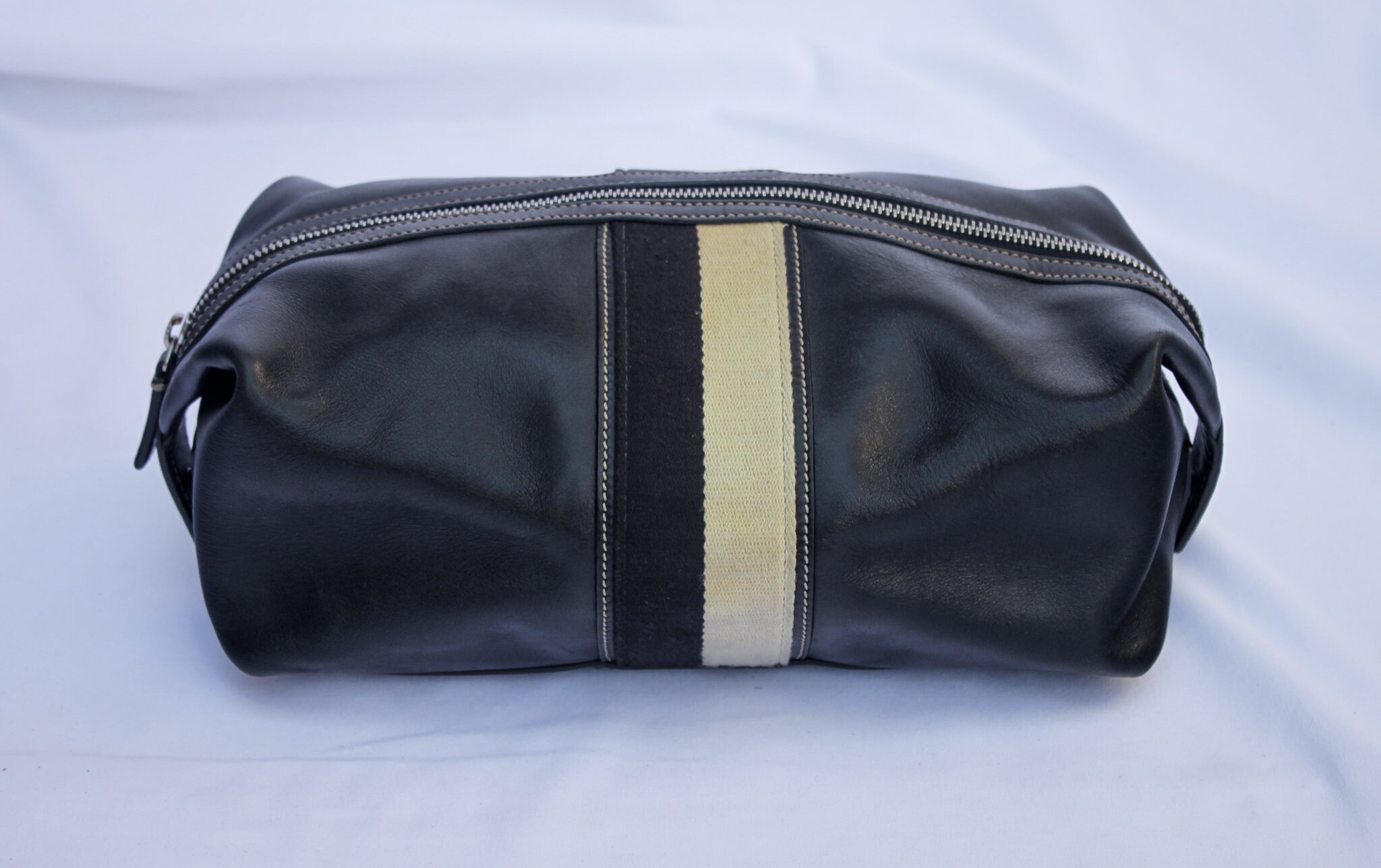 Coach Black Toiletry Bag Designer Cosmetics Bag Leather Etsy