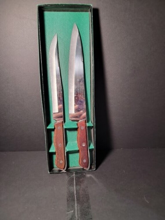 Vintage Maxam Knife Set Etsy