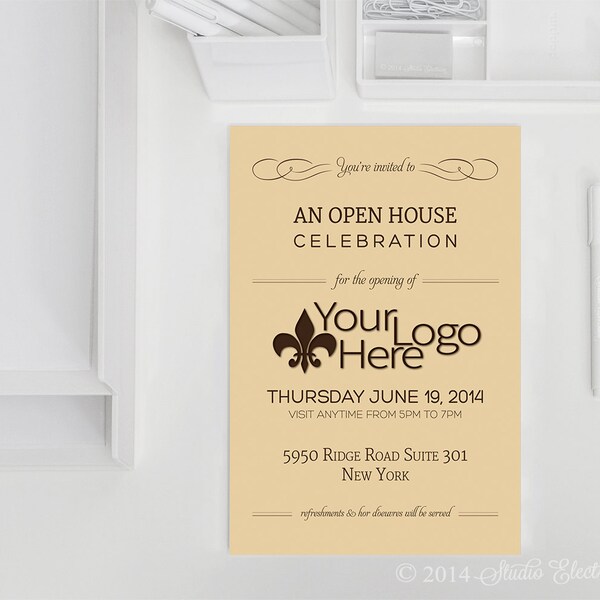 Open House Customized Digital Printable Invitation