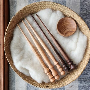 Hand Turned Russian Lace Supported Spindle