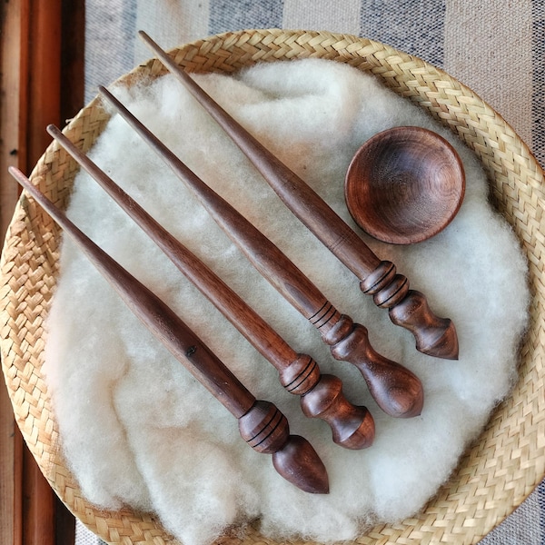 Hand Turned Russian Supported Spindle Walnut