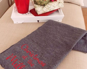 Christmas blanket | Etsy