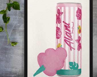 Cotton Candy Alani Nu Druck | Pink Girly Küchen Deko (Digitaler Download)