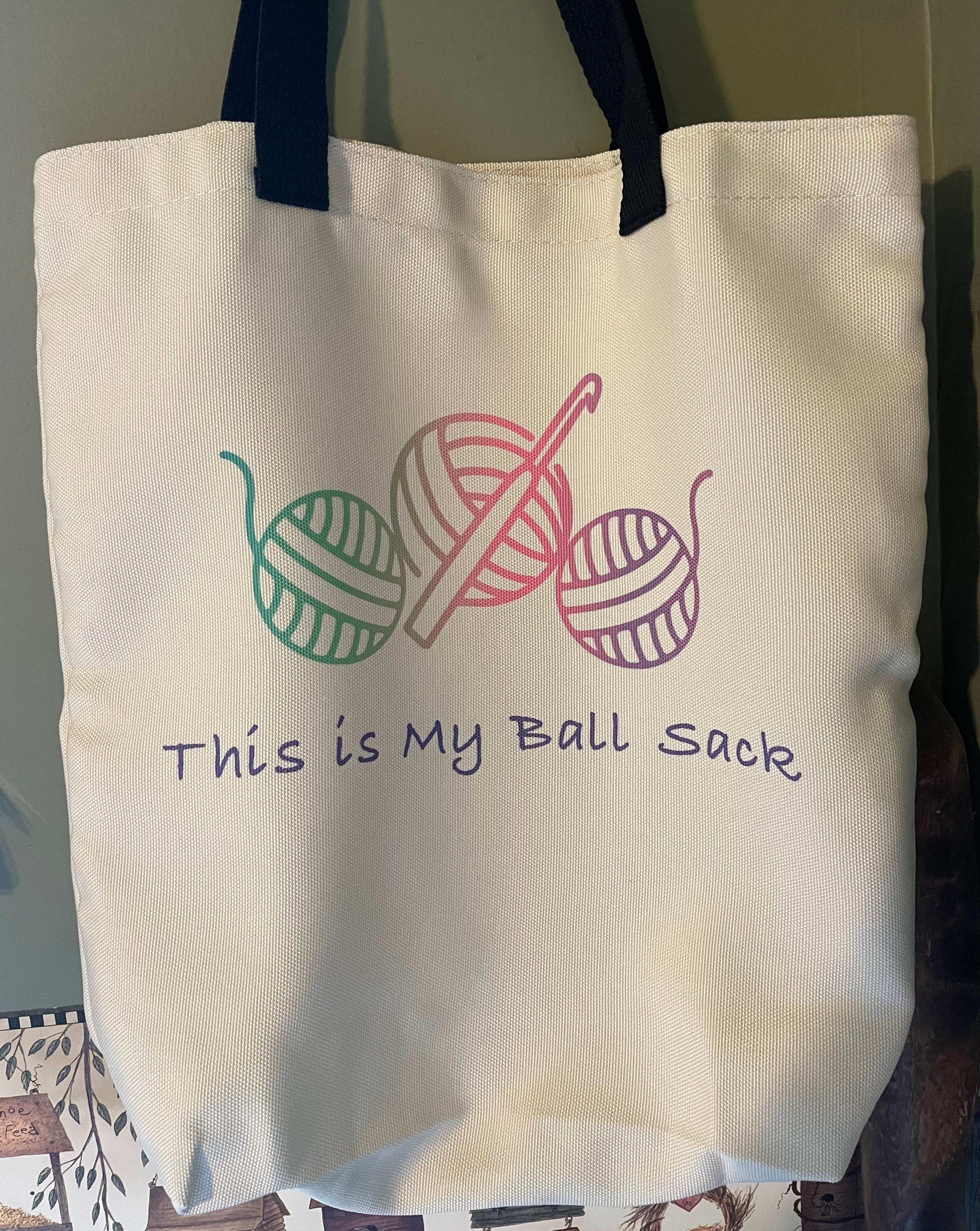 yarn tote bag