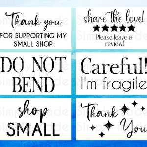Thermodrucker Label, Rollo Sticker Download, 2.25&quot;x 1.25&quot; Label png, Small Business Sticker Digital Download, Thermodrucker Digital Label