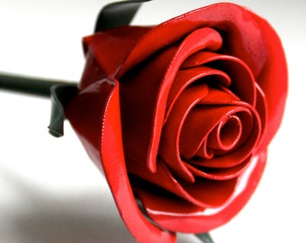 Sweetheart Rose, Anniversary Gift, Metal Rose, Steel Anniversary, 11th Anniversary, Iron, 6th Anniversary, 4th Anniversary