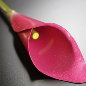 Metal Calla Lily, Wedding Bouquet, Pink Lilly, 11th Anniversary, 6th Anniversary, Steel Anniversary, Wedding Anniversary