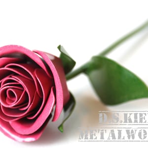 Metal Sweetheart Rose, Metal Rose, Mothers Day, Steel Rose, 11th Anniversary, 6th Anniversary Gift, 4th Anniversary Gift