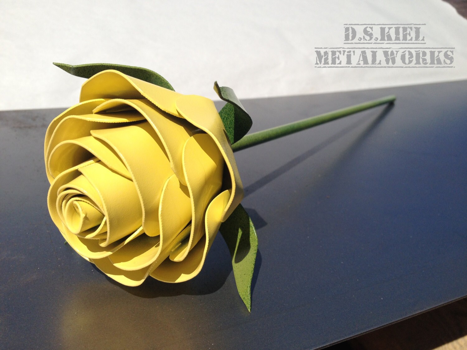 Stylized Metal Rose, Mother's Day Gift, Mothers Day Present, Gift for