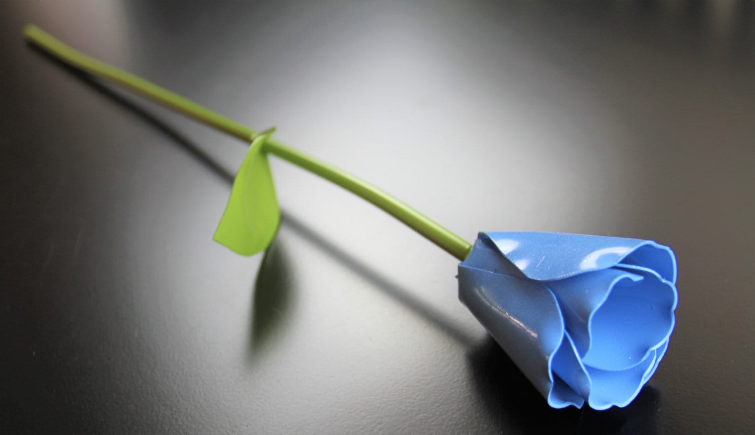 Metal Tulip, Blue Tulip, Metal Flower, Wedding Flower, Something Blue