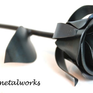 Metal Rose, Metal Sweetheart Rose, Metal Flower, Gift for Him, 11th Anniversary, 6th Anniversary Gift, 4th Anniversary Gift image 1