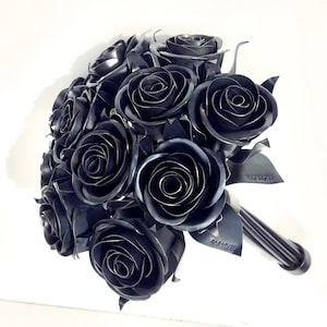 11th Anniversary Gift, 11 Steel Rose Bouquet, Metal Rose Bouquet, 11th Wedding Anniversary, Steel Anniversary