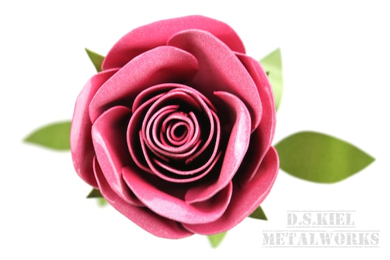 Longue Tige En Métal Rose Fleur Rose Métal Cadeau Danniversaire De Mariage Cadeau Rose En Métal 11e Anniversaire 6e Anniversaire 4e