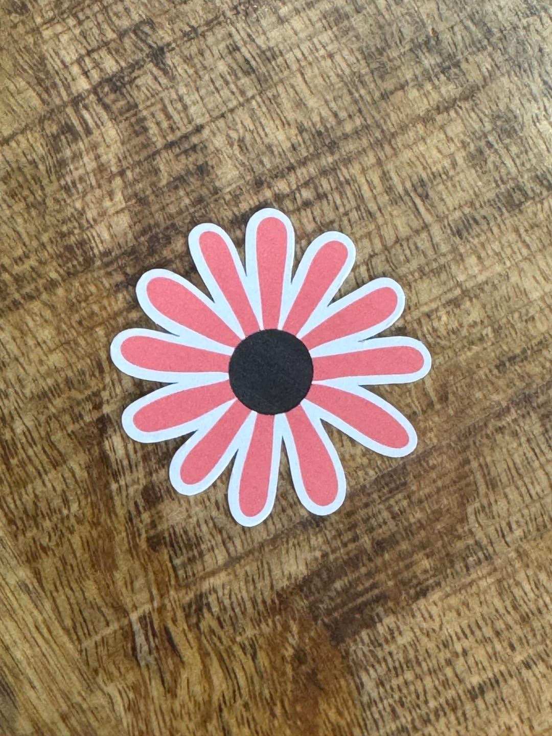 Pink Daisy Sticker Pink Daisy Vinyl Sticker - Etsy