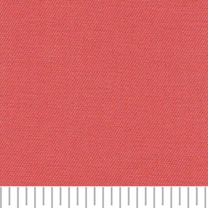 Fabric Finder Coral twill fabric by the yard, twill fabric by the yard, pink coral twill, fabric for pants, lightweight twill fabric