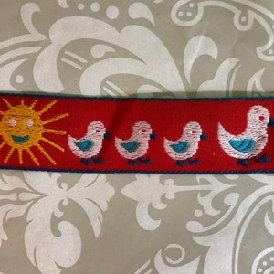 Nastro jacquard con anatre, nastro jacquard da 1 1/4 di pollice per bambini, nastro d&#39;anatra, nastro da cucito, cimelio che cuce il nastro jacquard di cotone
