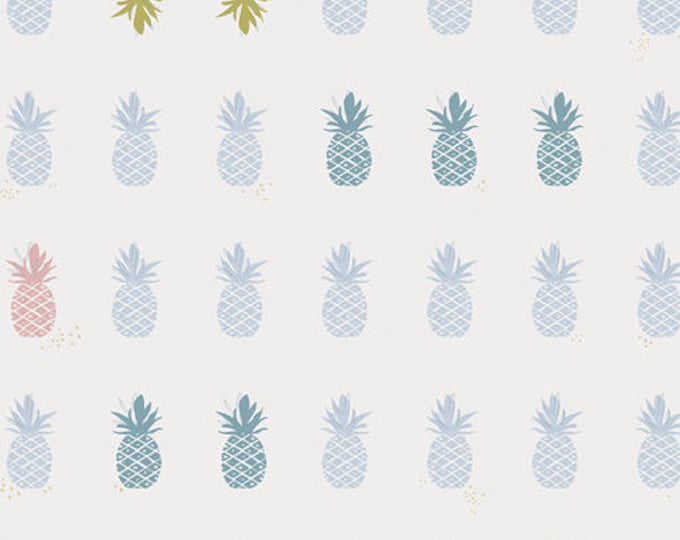Charleston Pineapple Fabric,ananas Powder, Art Gallery Fabric by the