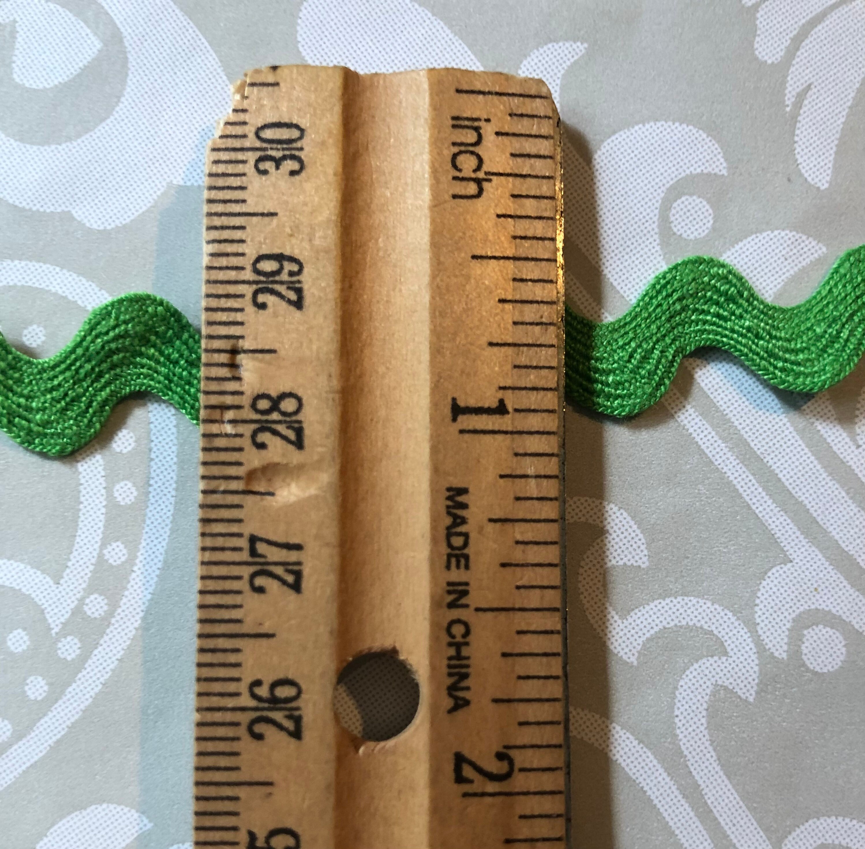 Kelly Green Ric Rac Kelly Green Ric Rac by the Yard, Half Inch Green Ric Rac, 1/2 Inch Ric ...