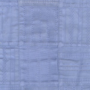 Patchwork fabric REMNANT #15 in light blue by Fabric Finders