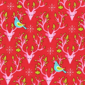 Red Christmas Fabric by the Yard, Sewing Fabric, Non Sweating, Legging  Fabric, Family Christmas Pajamas, Blanket Fabric, Kids Gift 