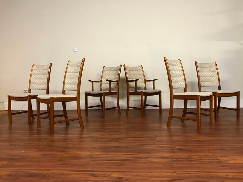 Johannes Andersen Uldum Mobelfabrik Teak Dining Chairs image 1