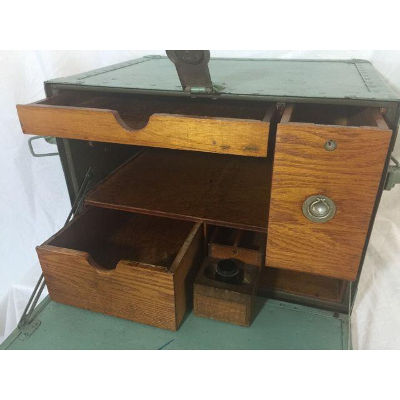 Vintage US Military Field Desk / Trunk Reserved for Bob Etsy